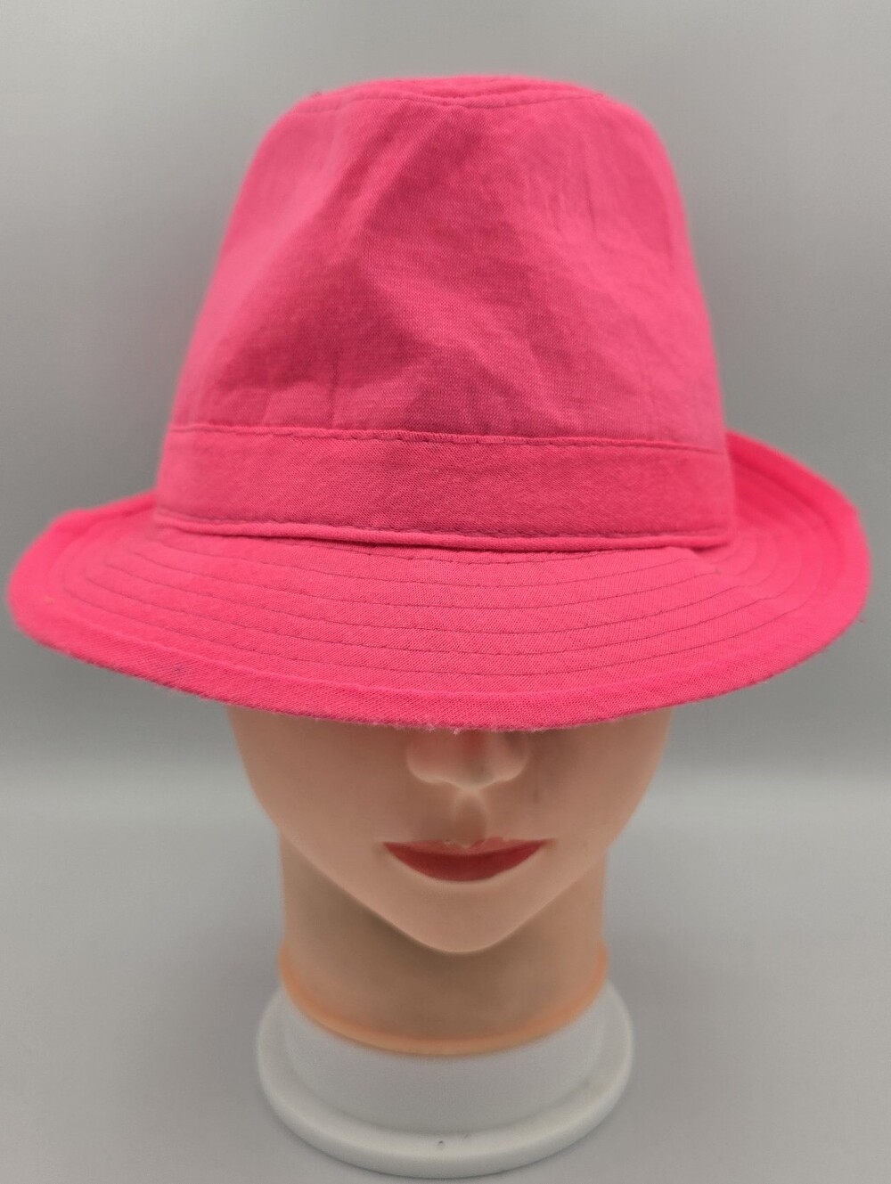 Unbranded  Pink Lightweight Polyester Fiber Trilby Fedora Hat
